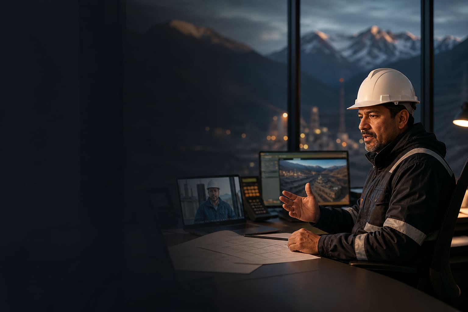 Curso de inglés técnico especializado para profesionales de minería, petróleo y gas. Vocabulario de operaciones, HSE, gestión de proyectos y comunicación con equipos internacionales.