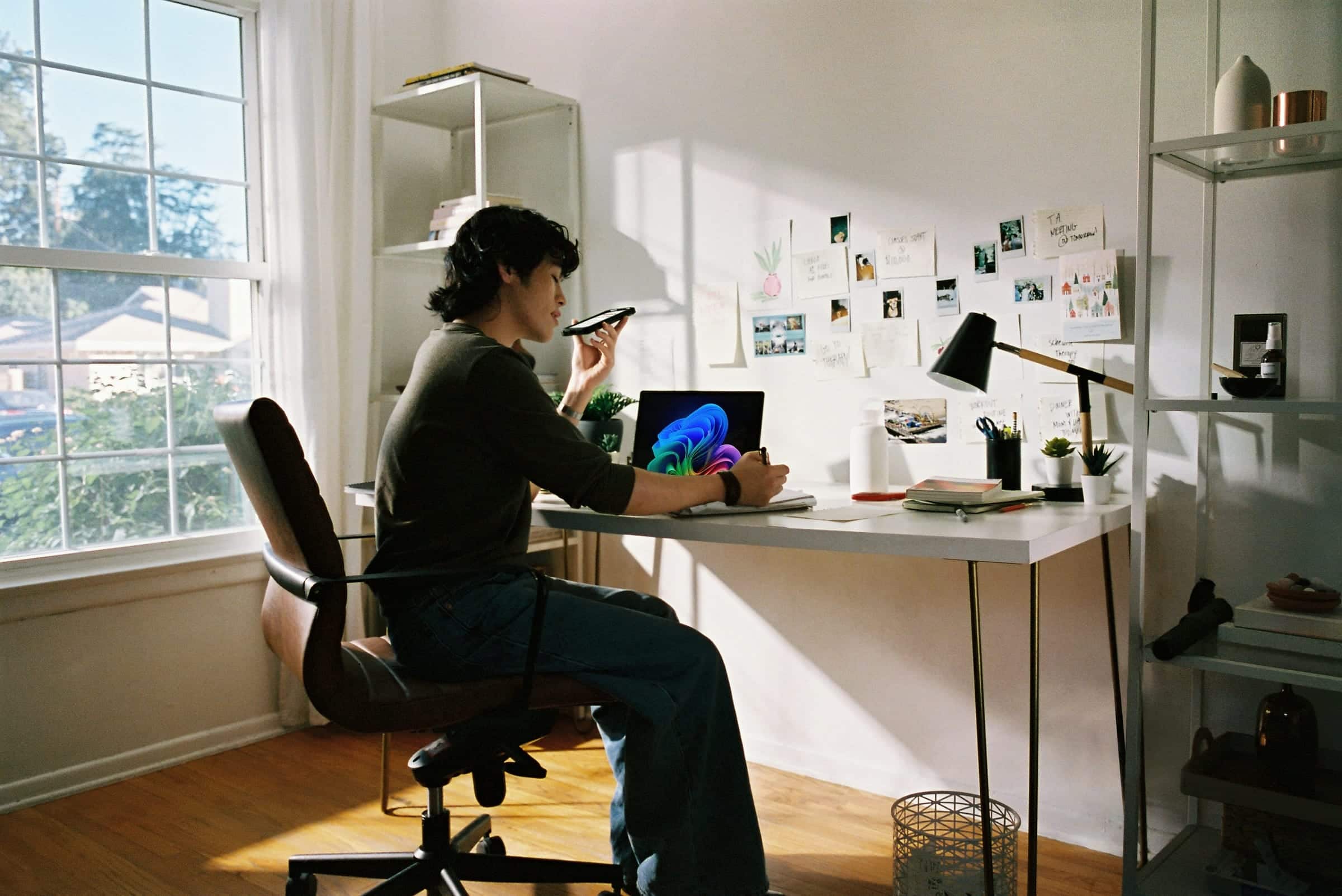 Profesional europeo de habla alemana aprendiendo inglés online por videollamada desde casa — Go Fluent Academy