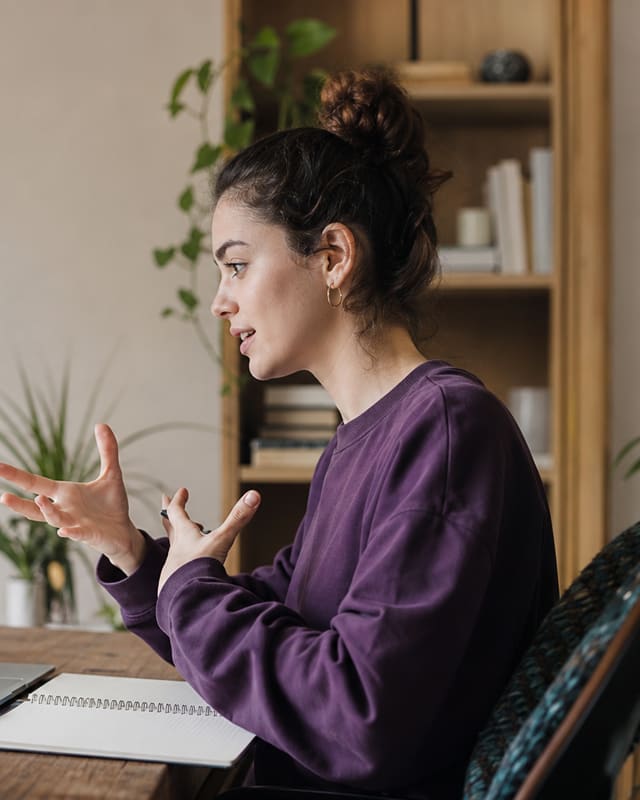 Clase online de inglés en Go Fluent Academy