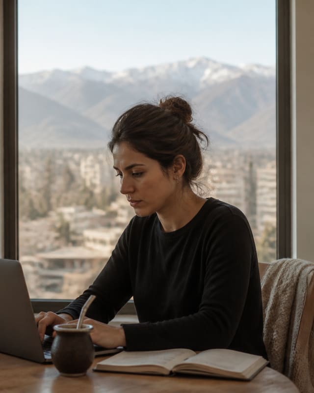 Vista de los Andes desde Mendoza - Sede Go Fluent Academy
